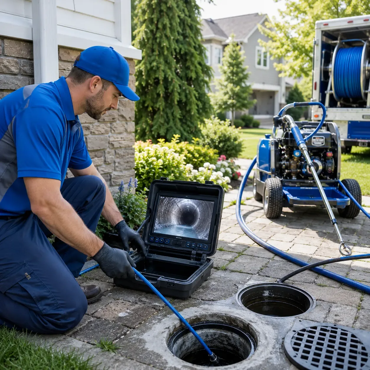 Outdoor drain cleaning professionals serving Mears, MI